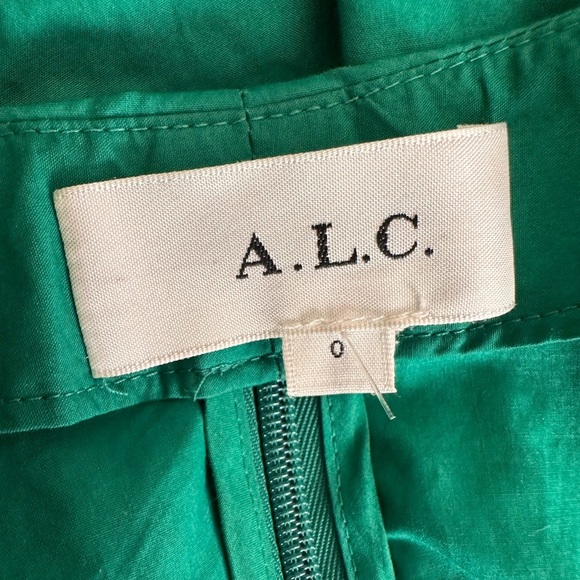 A.L.C. Alexa cutout ruffled tiered pleated cotton-poplin mini dress - Picture 11 of 13